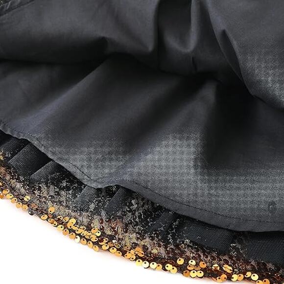Flofallzique Girls Sequin Skirts Glitter Sparkle Skirt Toddler Tutu - 7 - Picture 6 of 7